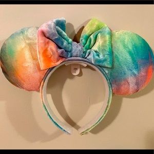 Pastel Tie-Dye Minnie Ears- NEVER WORN